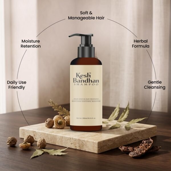 shampoo2 Keshbandhan Ayurvedic Shampoo 300ml | Reduces Hair Fall