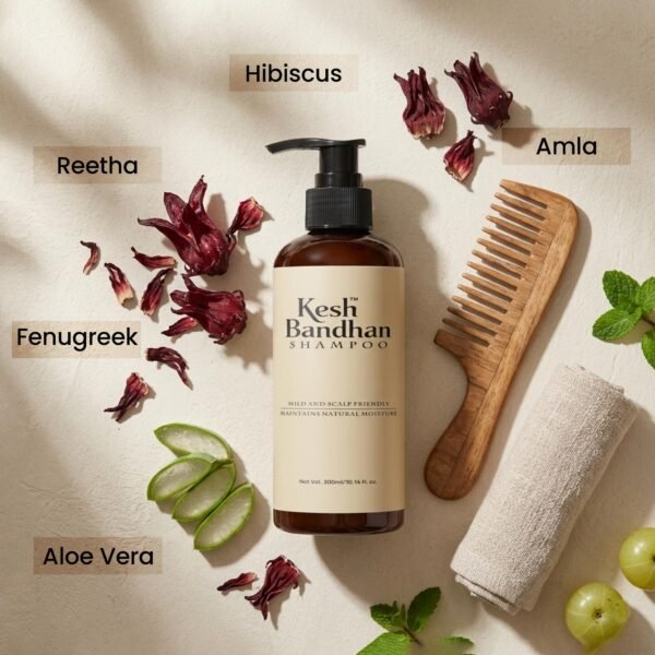 shampoo6 Keshbandhan Ayurvedic Shampoo 300ml | Reduces Hair Fall